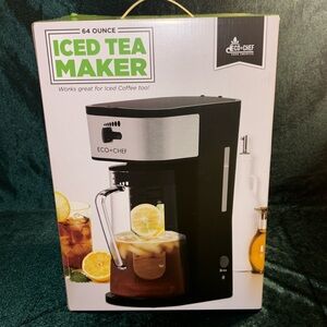 Eco Chef 64 ounce Iced Tea & Iced Coffee Maker NWT!